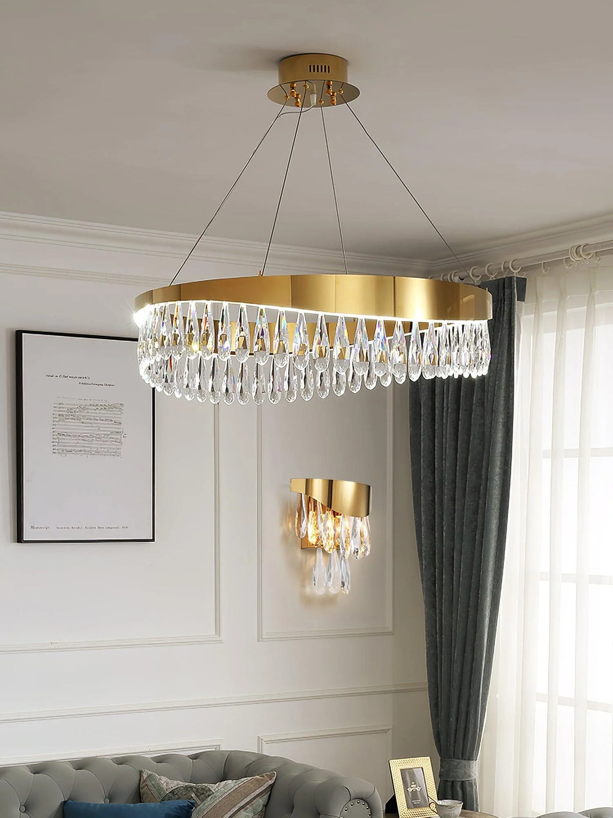 Luxurious Crystal Cascade Chandelier 3