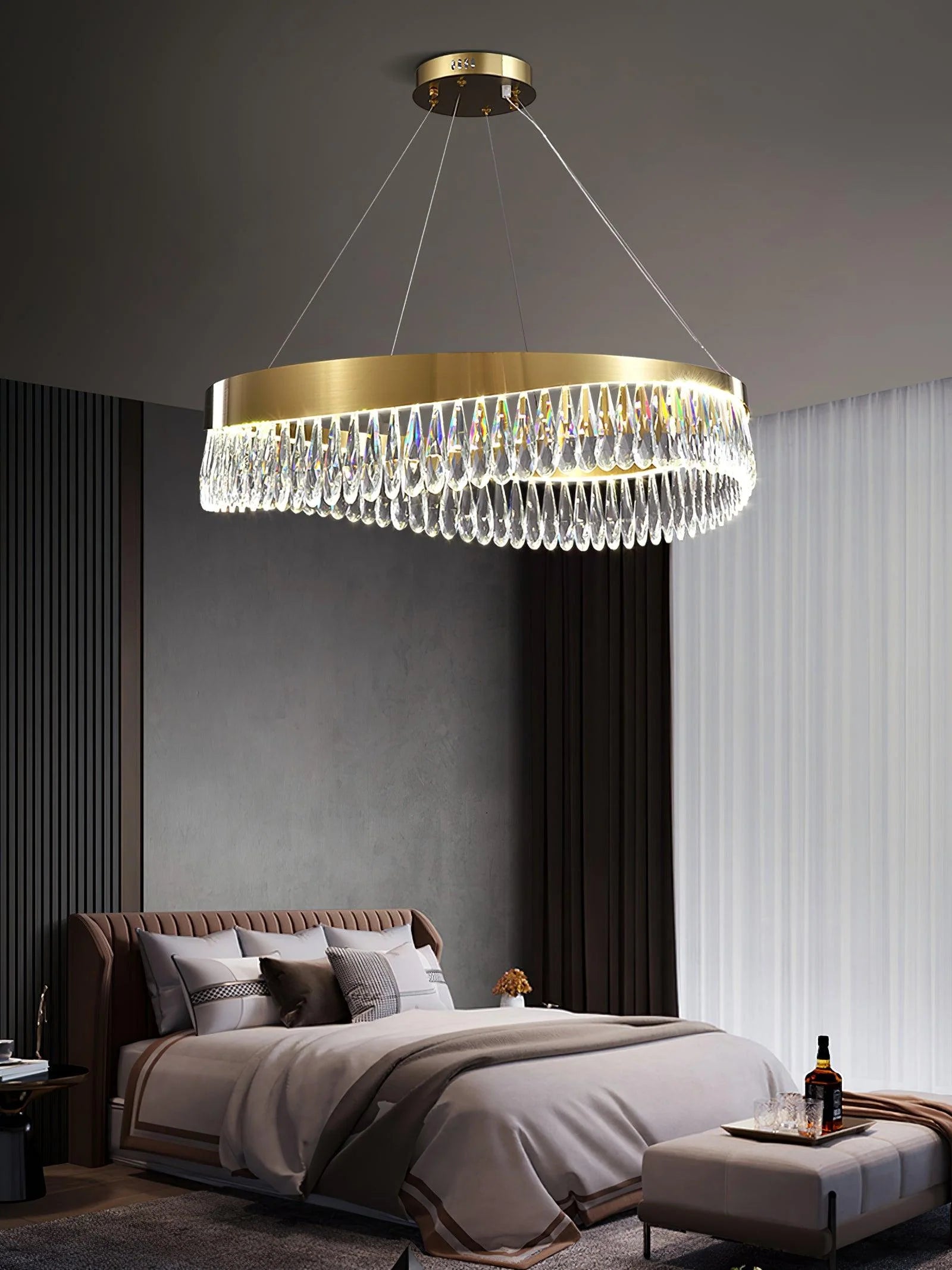 Luxurious Crystal Cascade Chandelier 9