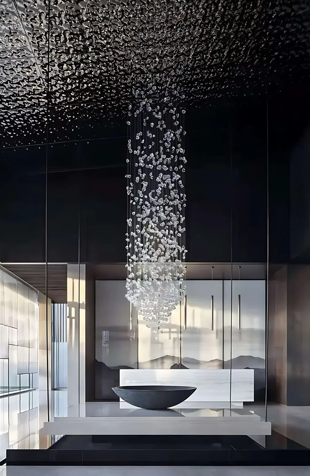 Luxurious Transparent Stone Chandelier 6