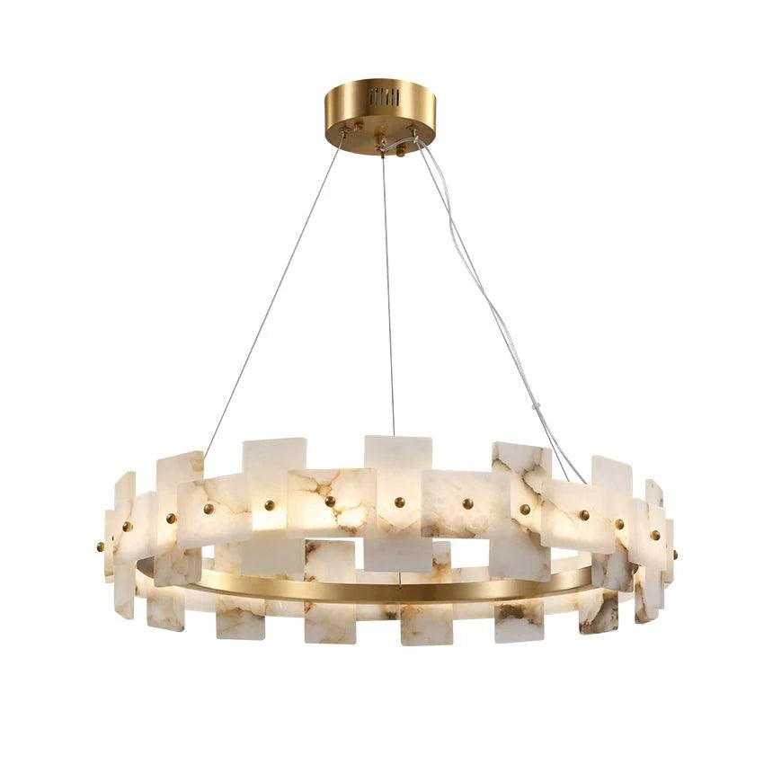 Luxury Alabaster Chandelier 12