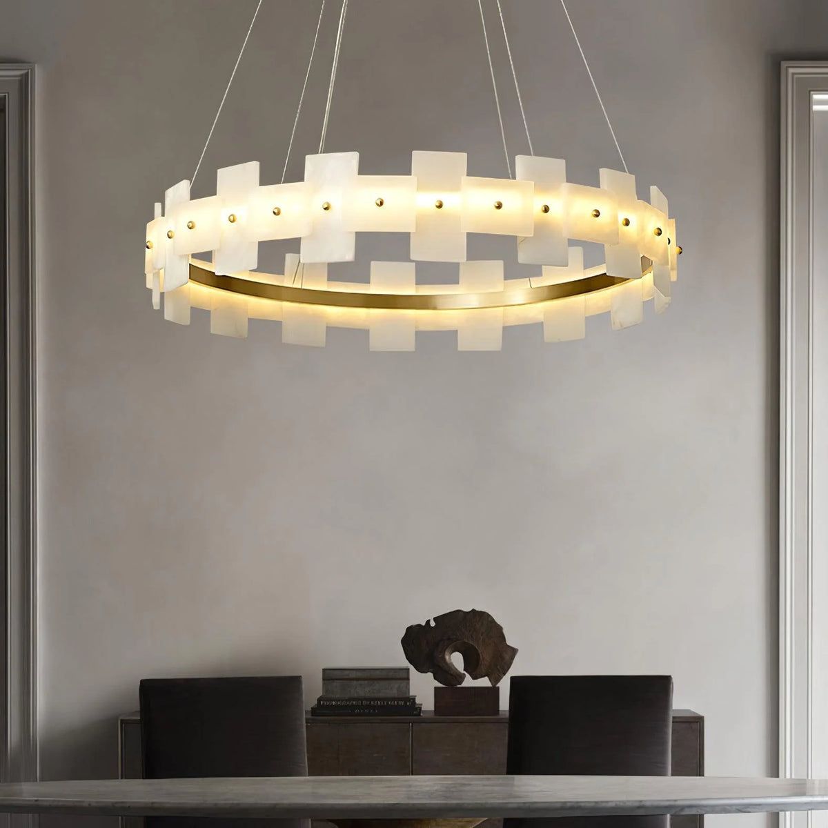 Luxury Alabaster Chandelier 13