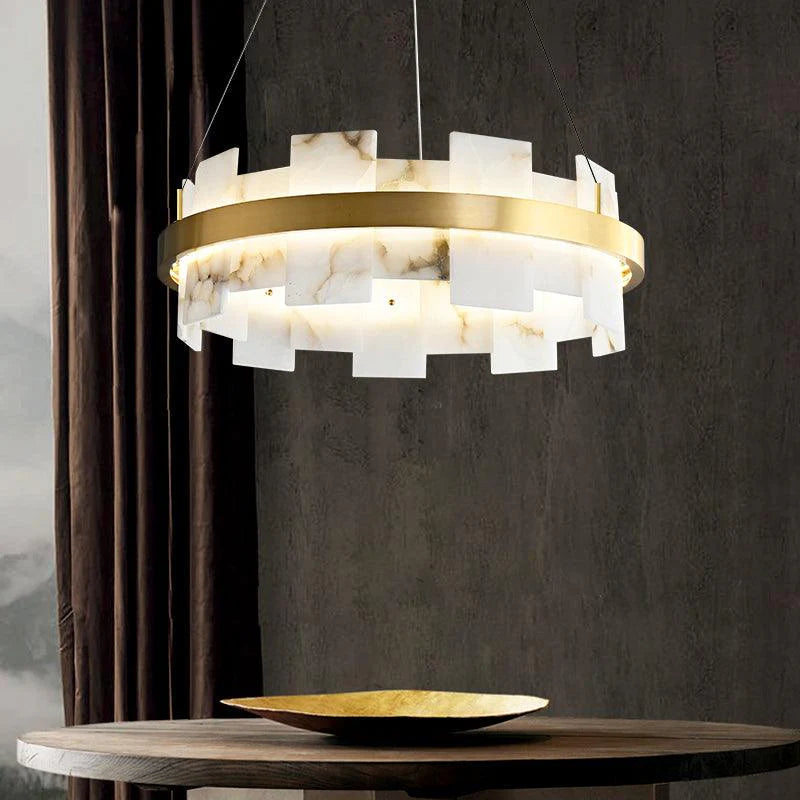 Luxury Alabaster Chandelier 15