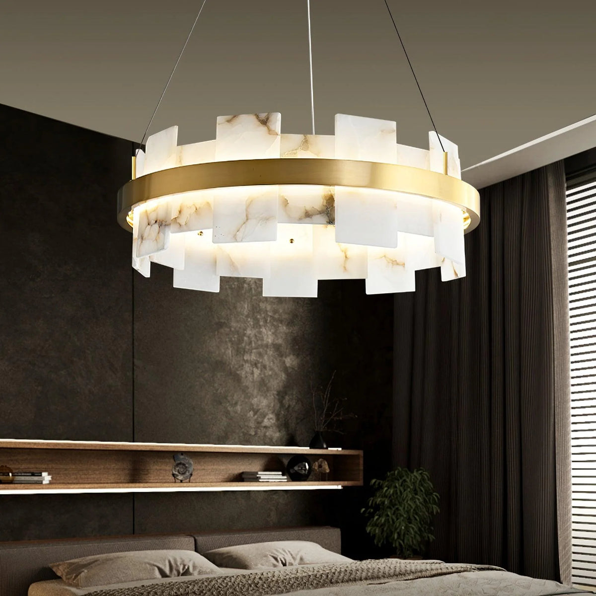 Luxury Alabaster Chandelier 16