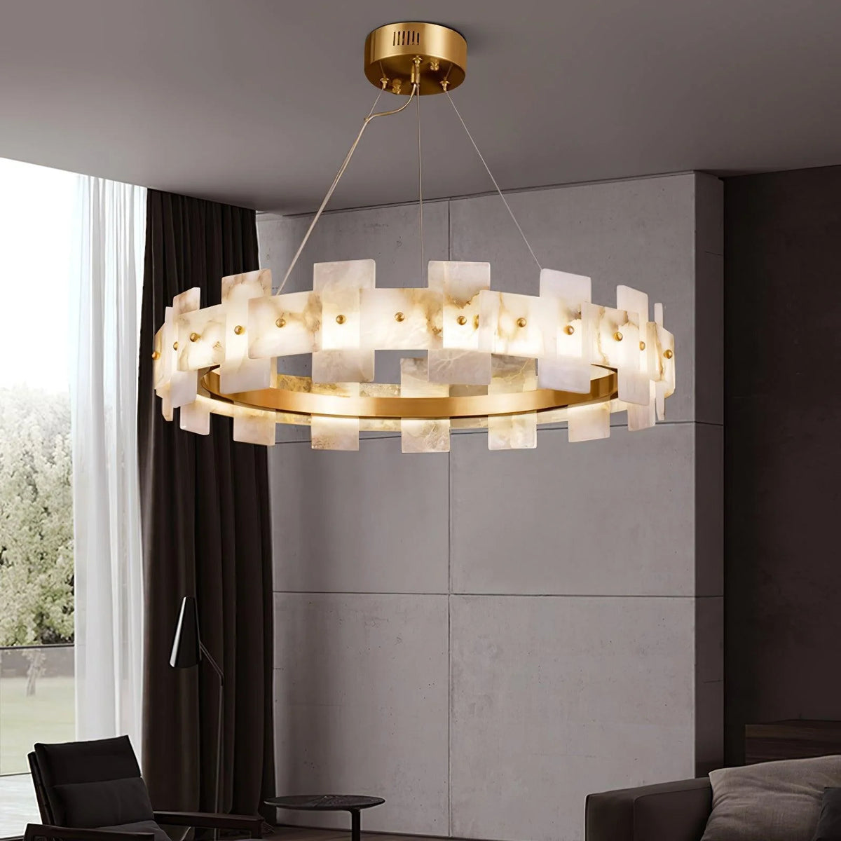 Luxury Alabaster Chandelier 2