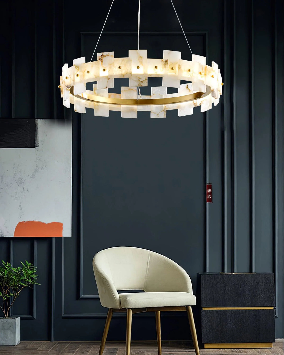 Luxury Alabaster Chandelier 23