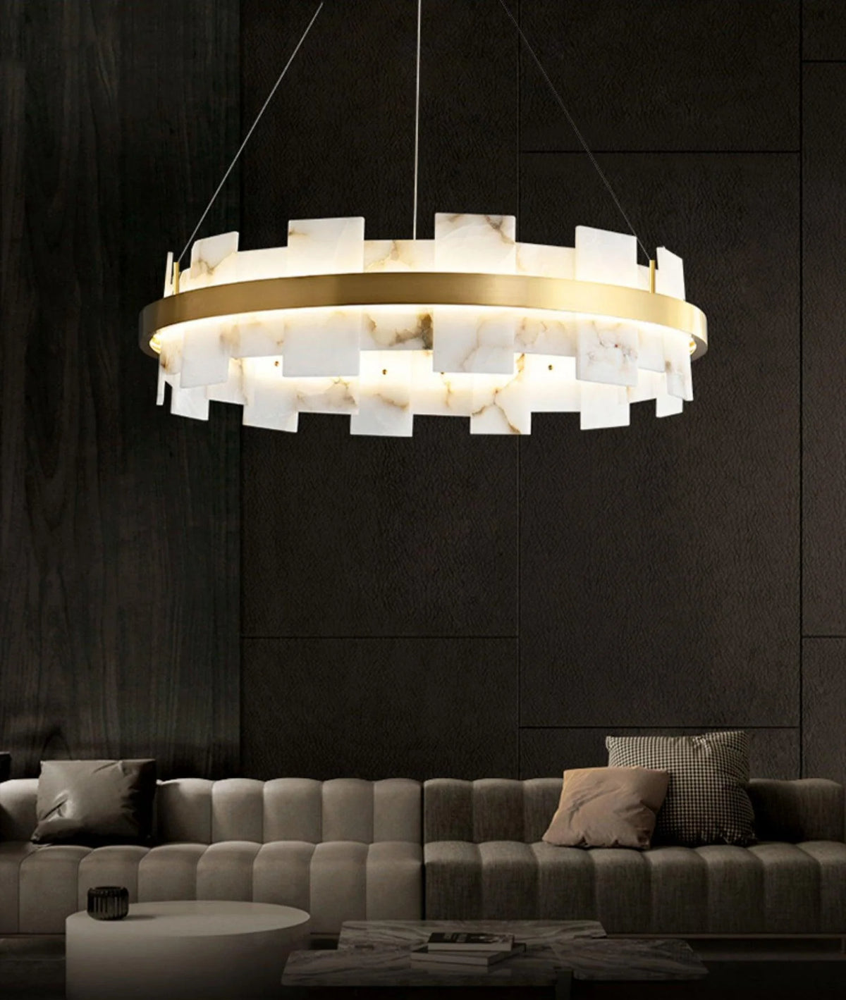 Luxury Alabaster Chandelier 6