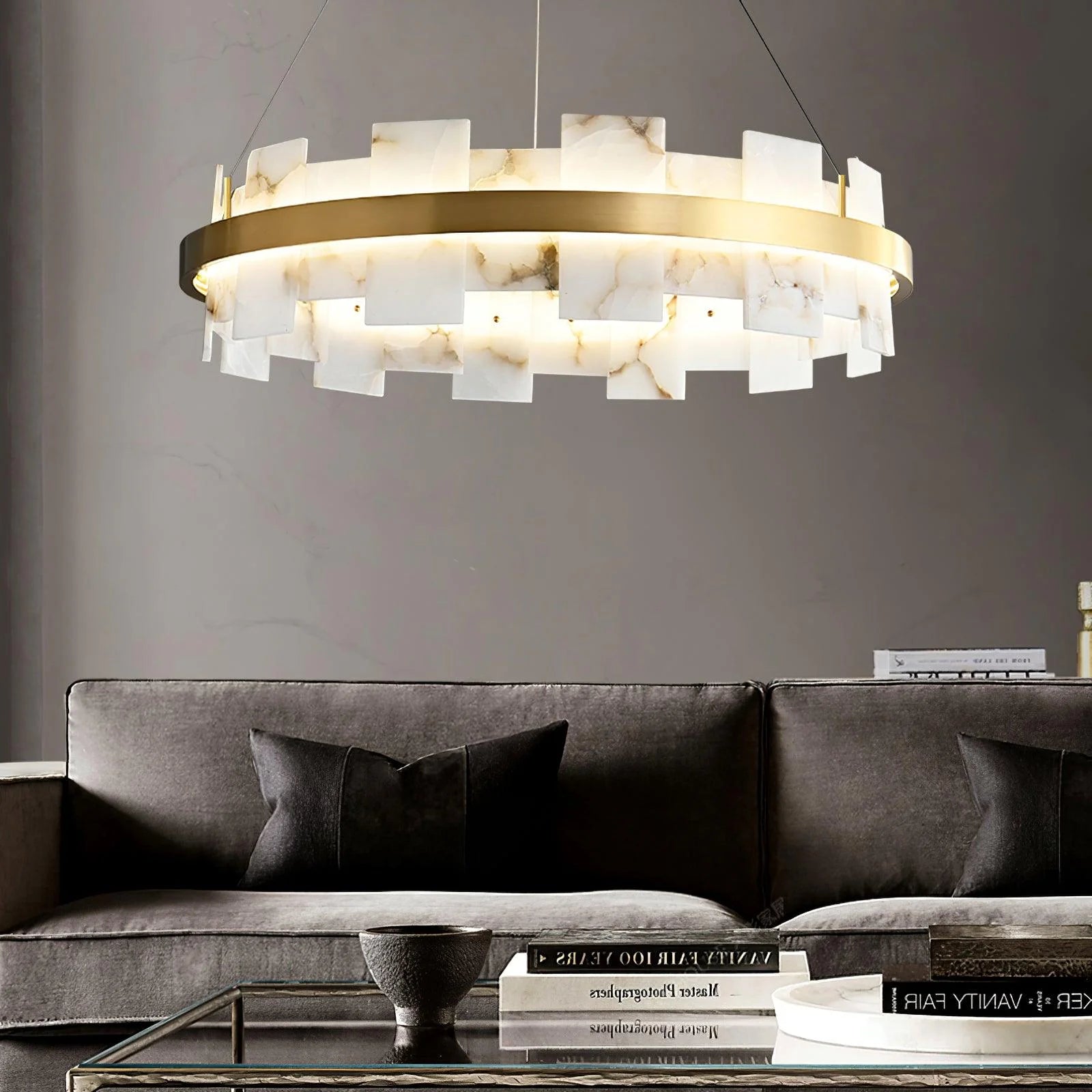 Luxury Alabaster Chandelier 9