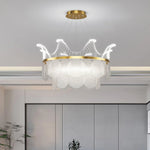 Luxury Crown Glass Chandelier 14