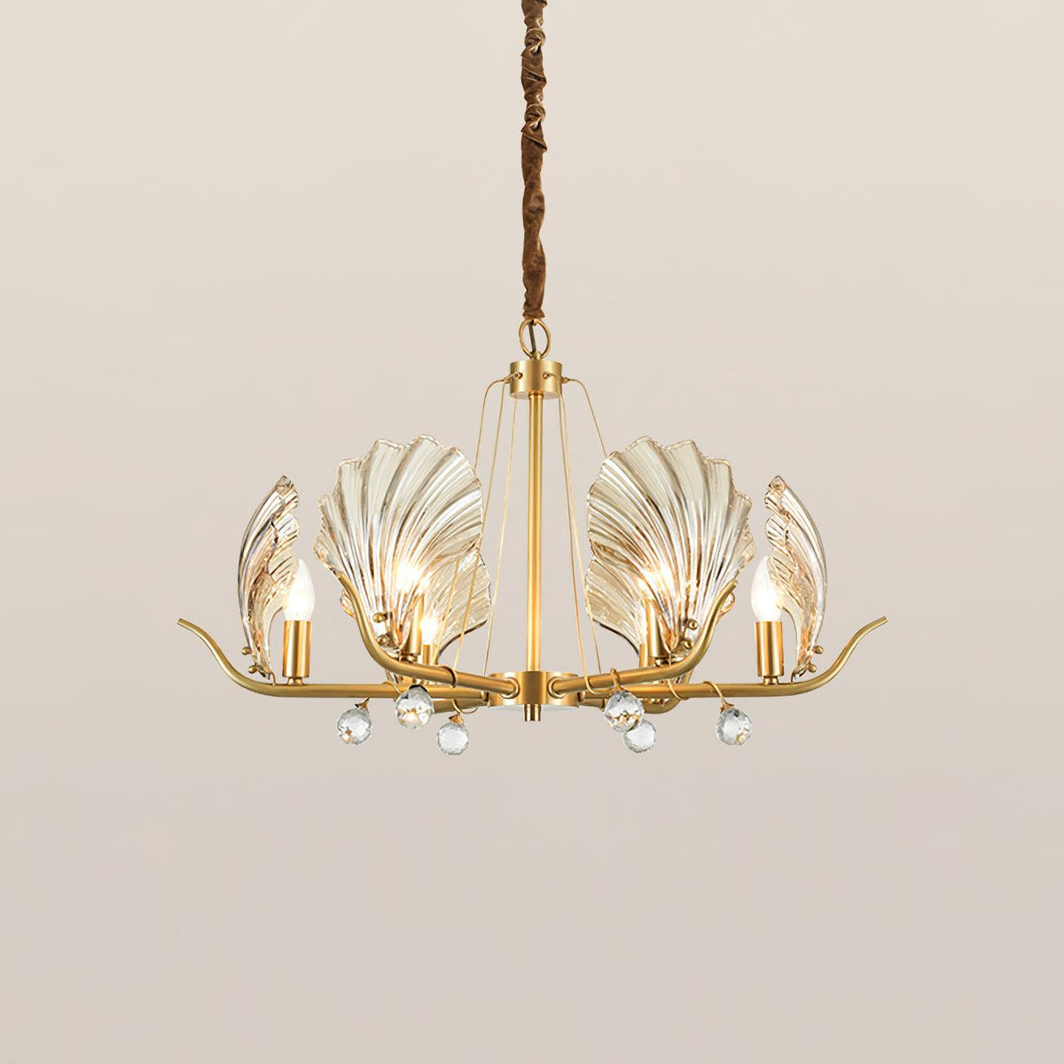 Luxury Shell Glass Chandelier 17