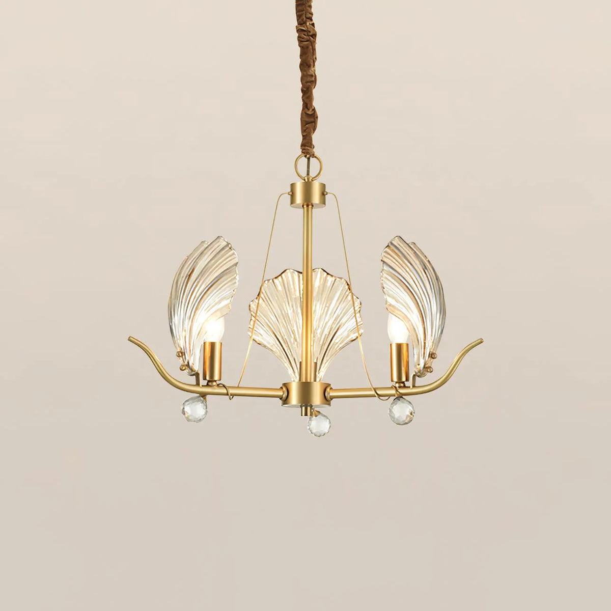 Luxury Shell Glass Chandelier 19