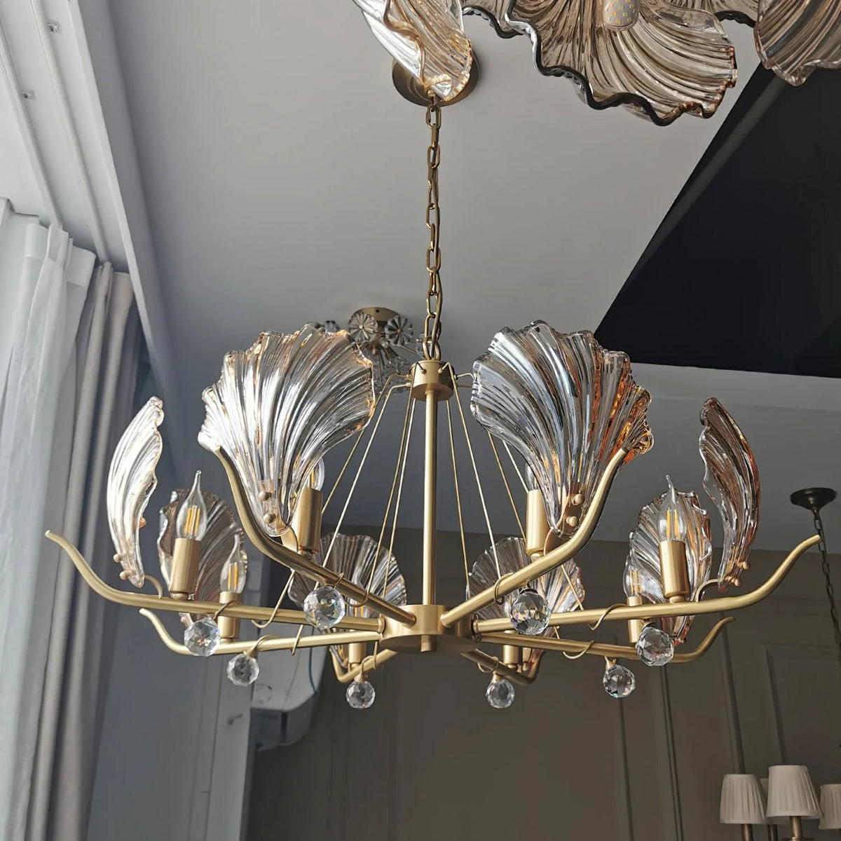 Luxury Shell Glass Chandelier 7