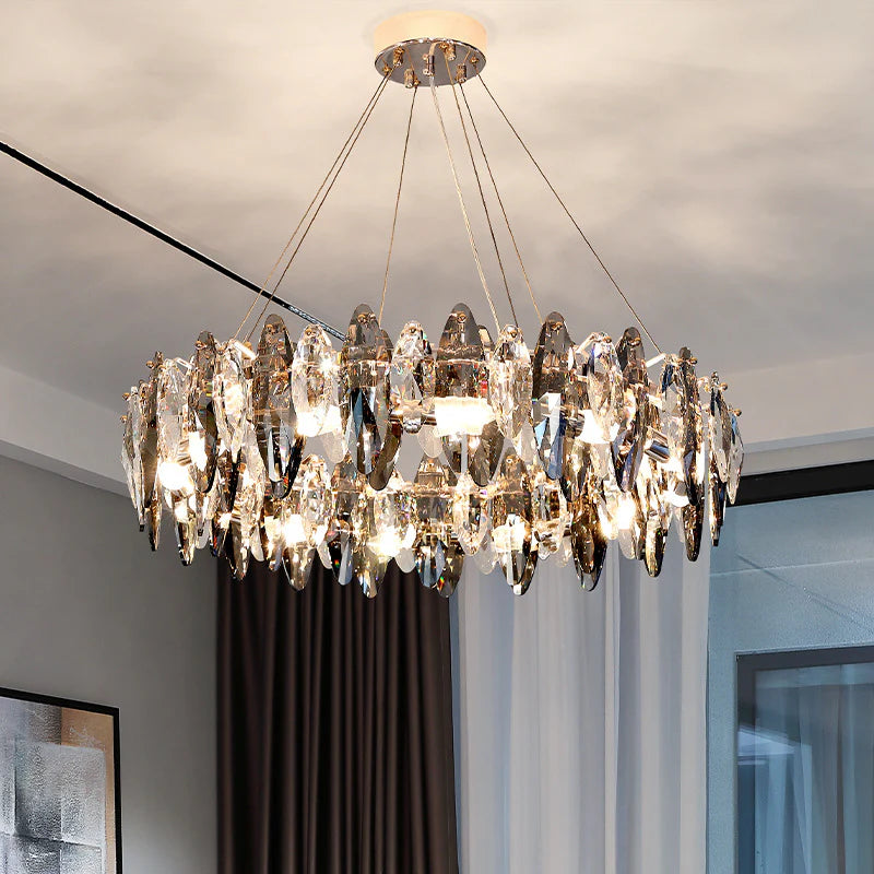 Luxury_Smoke_Grey_Crystal_Pendant_Light_4