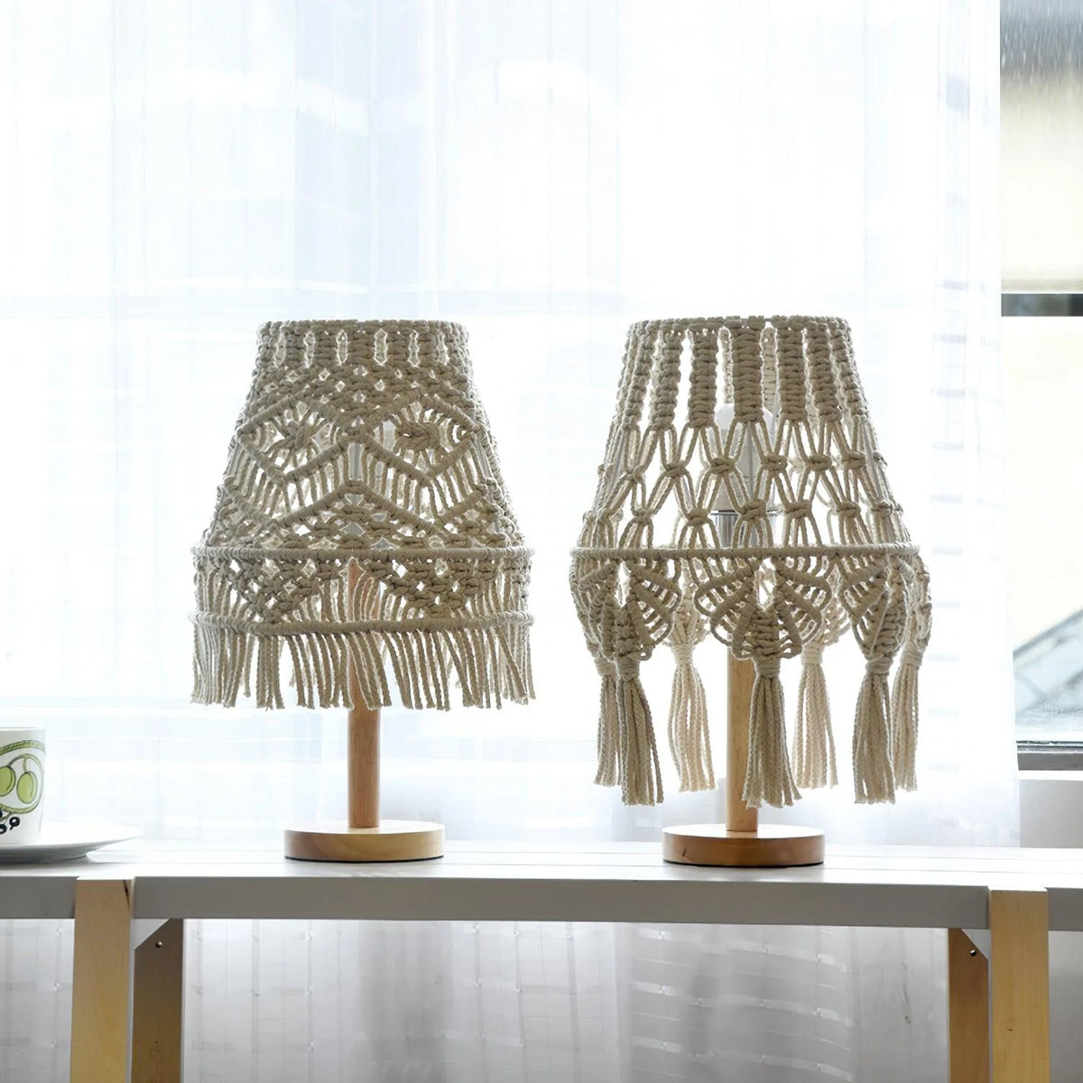 Macrame Table Lamp 13