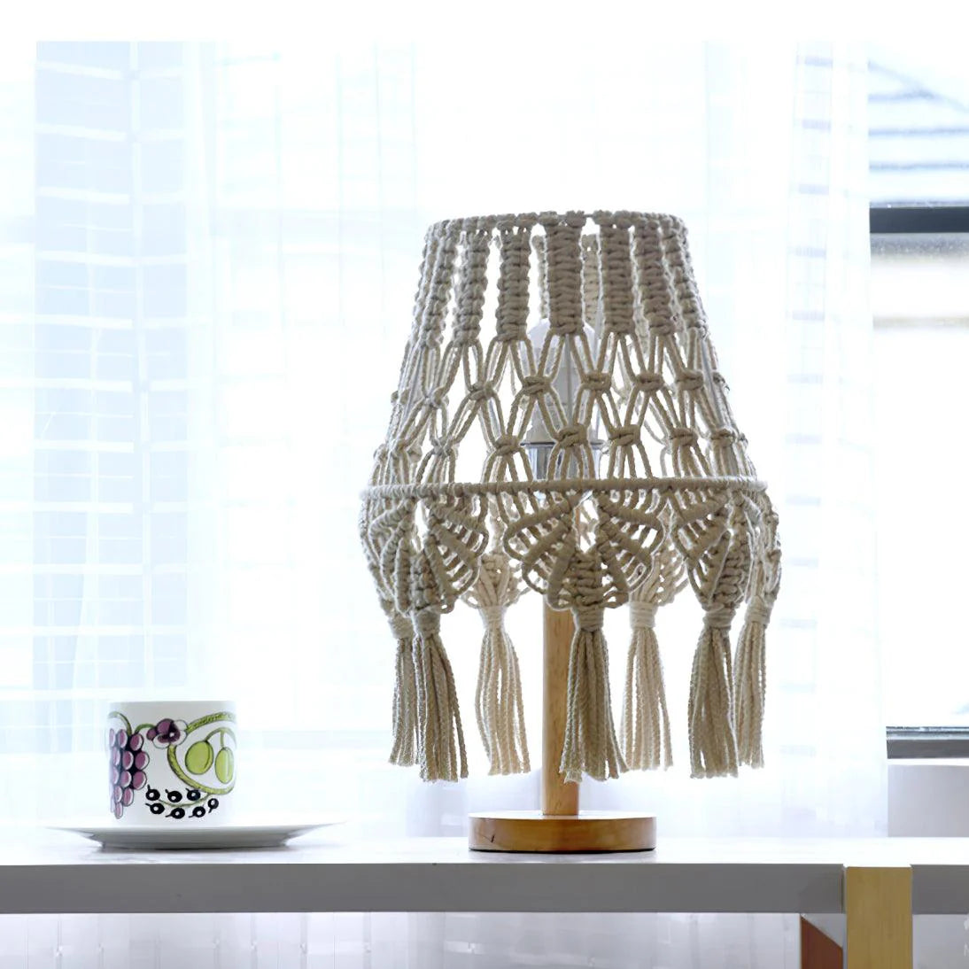 Macrame Table Lamp 15