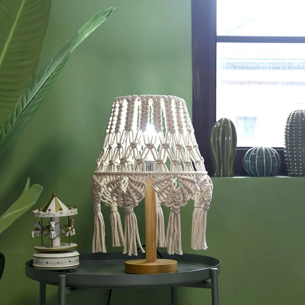 Macrame Table Lamp 3