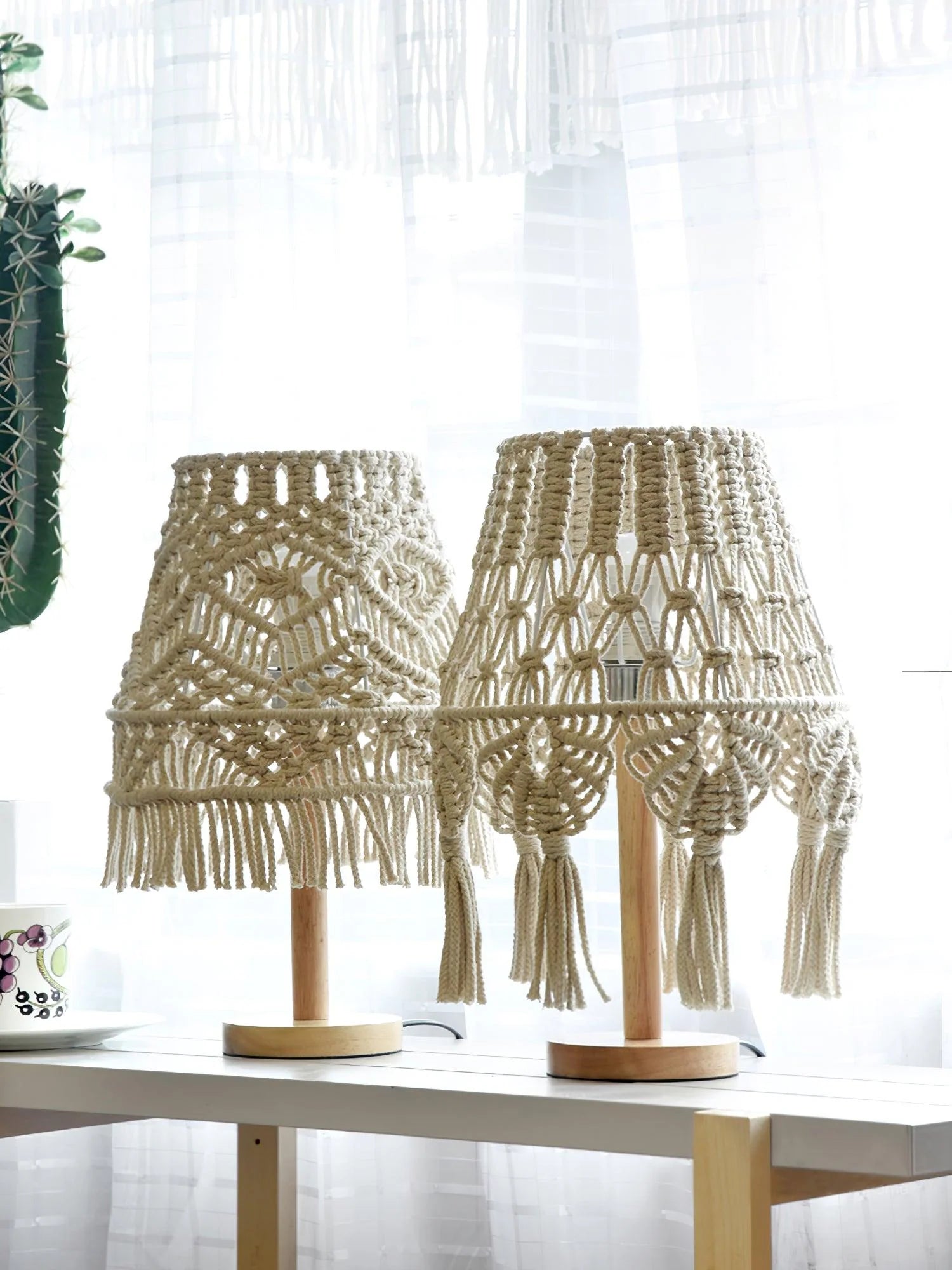 Macrame Table Lamp 7