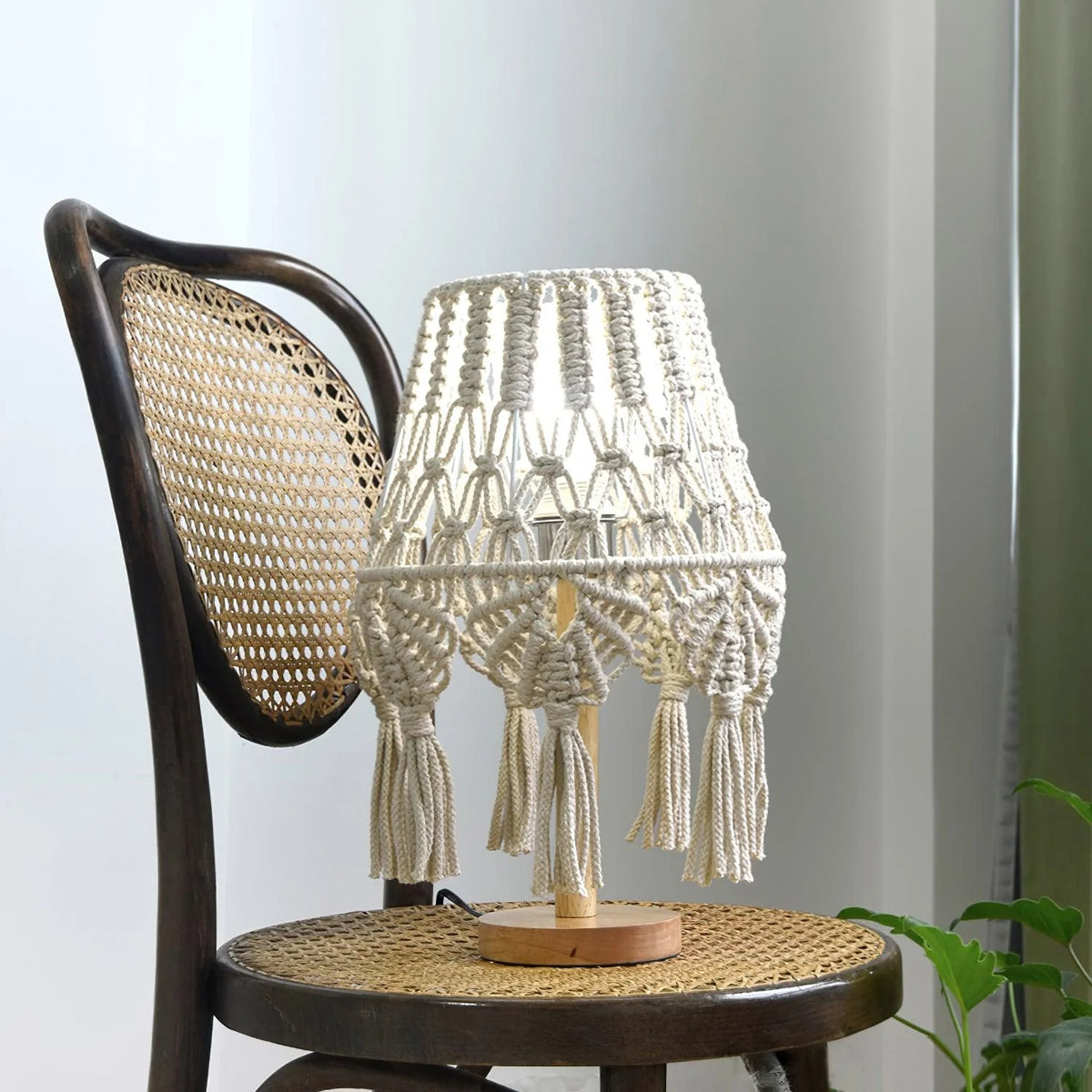 Macrame Table Lamp 8