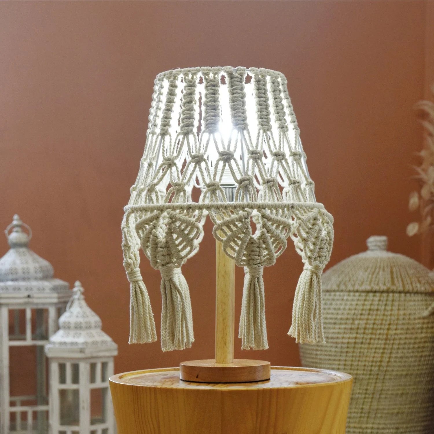 Macrame Table Lamp 9