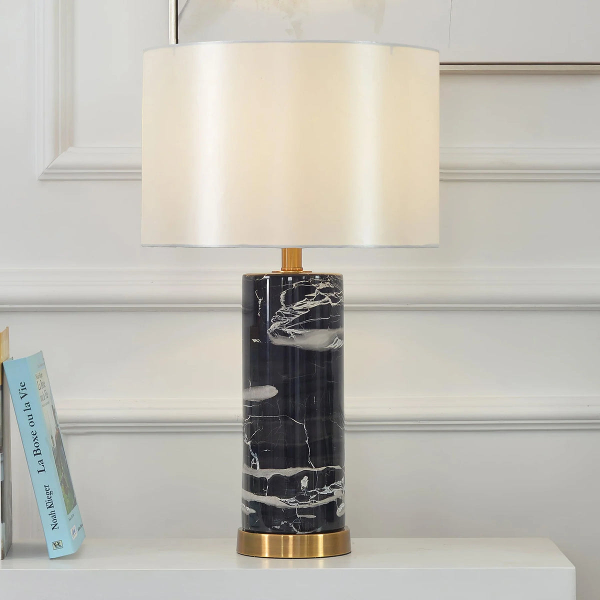 Marble Cylinder Table Lamp 11