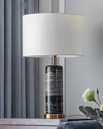 Marble Cylinder Table Lamp 13