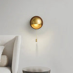 Matte silver dome option updates the timeless design of Voss Wall Lamp