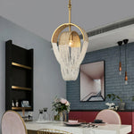 Mesh Crystal Pendant lamp 10