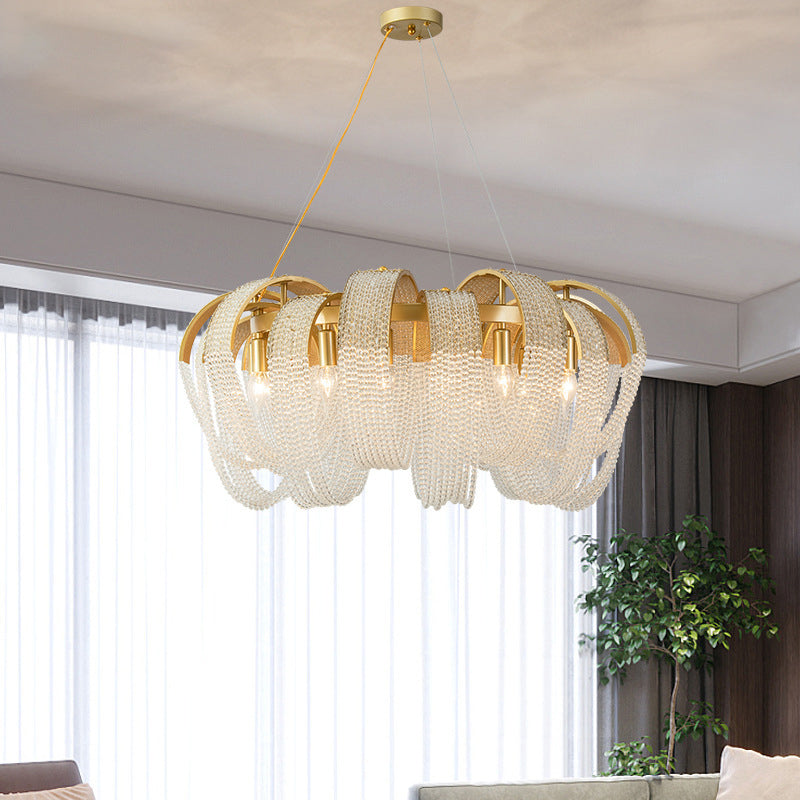 Mesh Crystal Pendant lamp 4