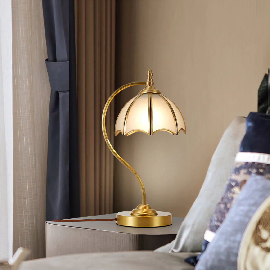 Metal Umbrella Table Lamp 8