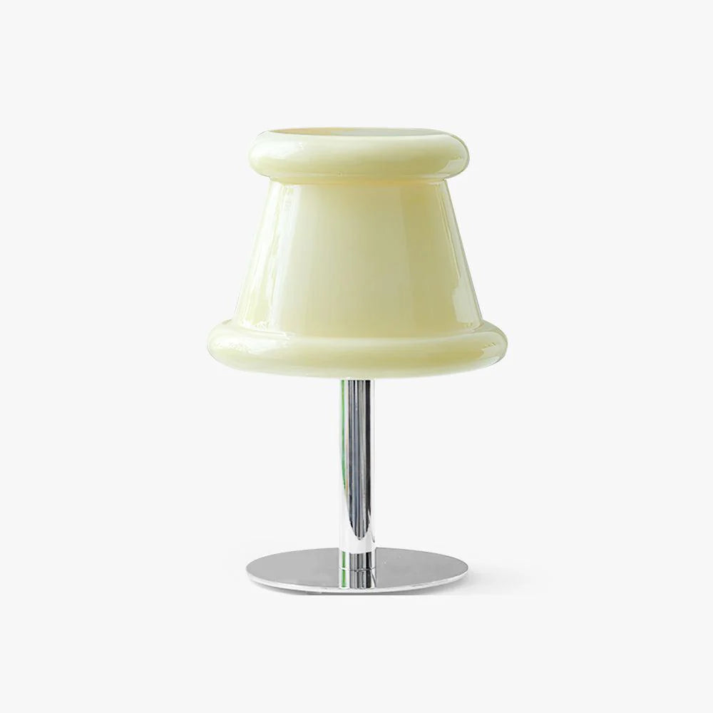 Milky Glass Lamp 1