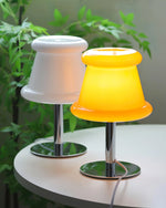 Milky Glass Lamp 2