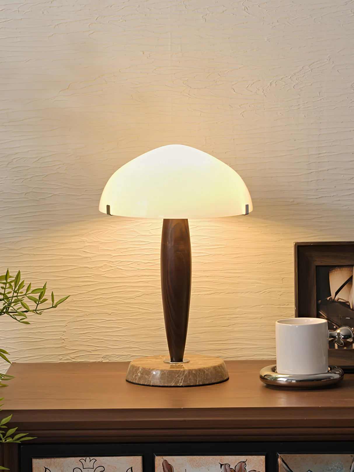 Milky Glass Table Lamp 12