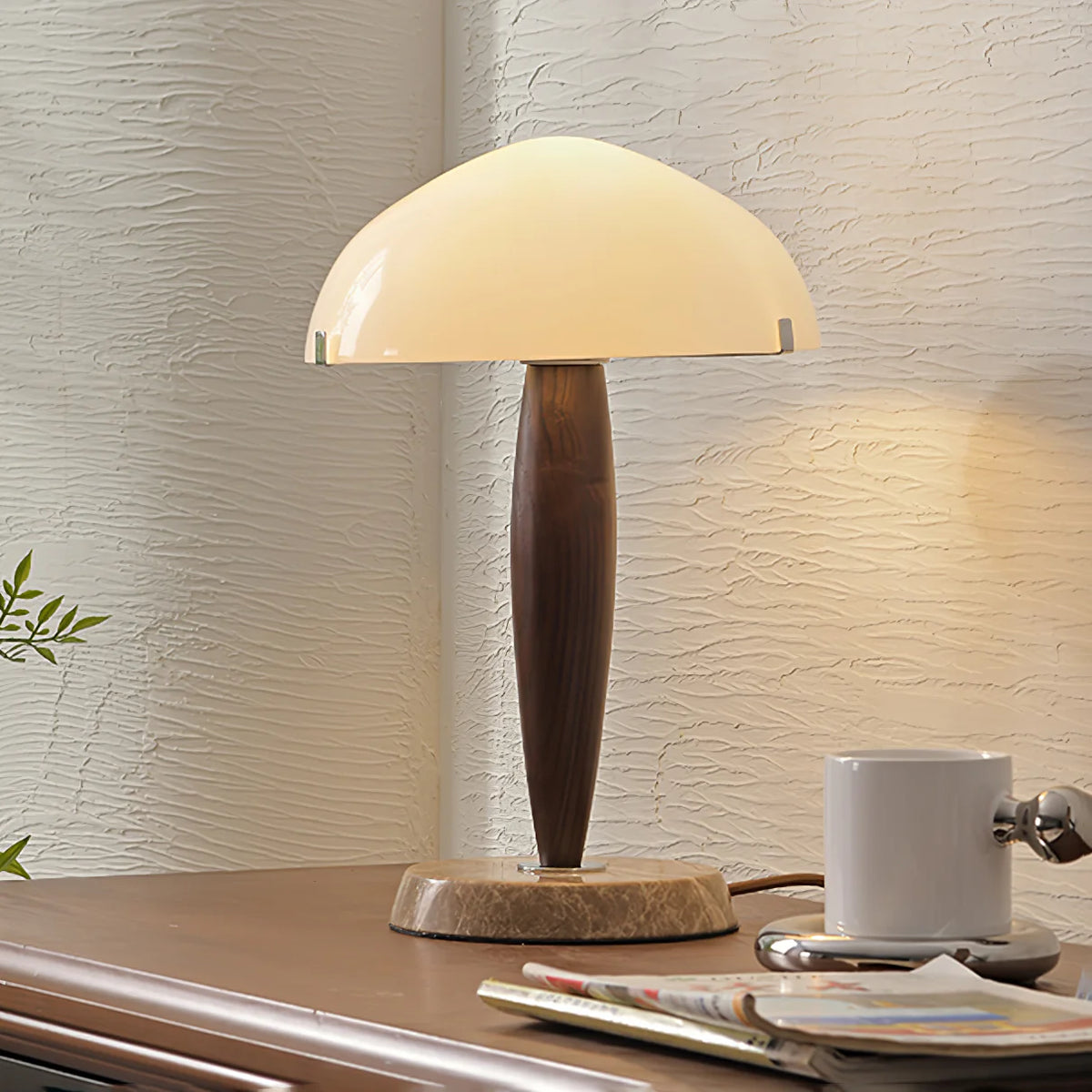 Milky Glass Table Lamp 29