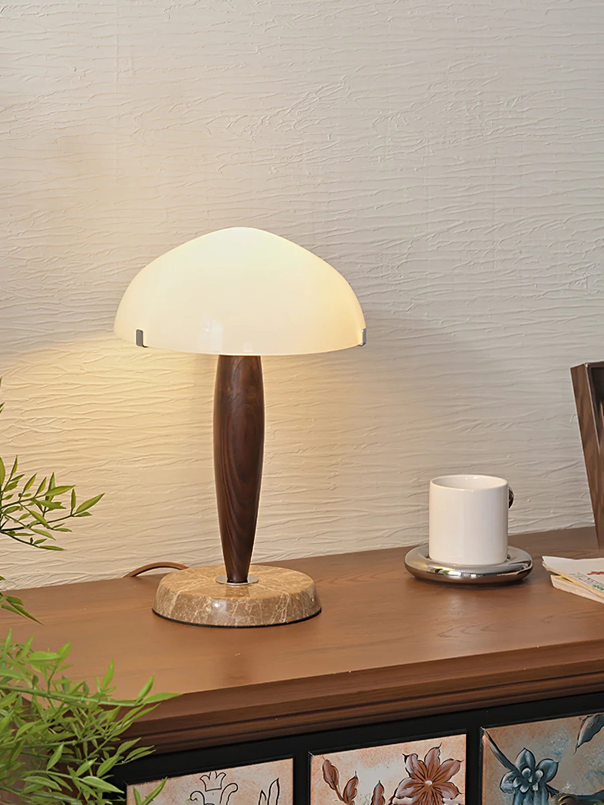 Milky Glass Table Lamp 30