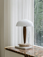 Milky Glass Table Lamp 8