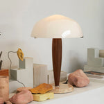 Milky Glass Table Lamp 9