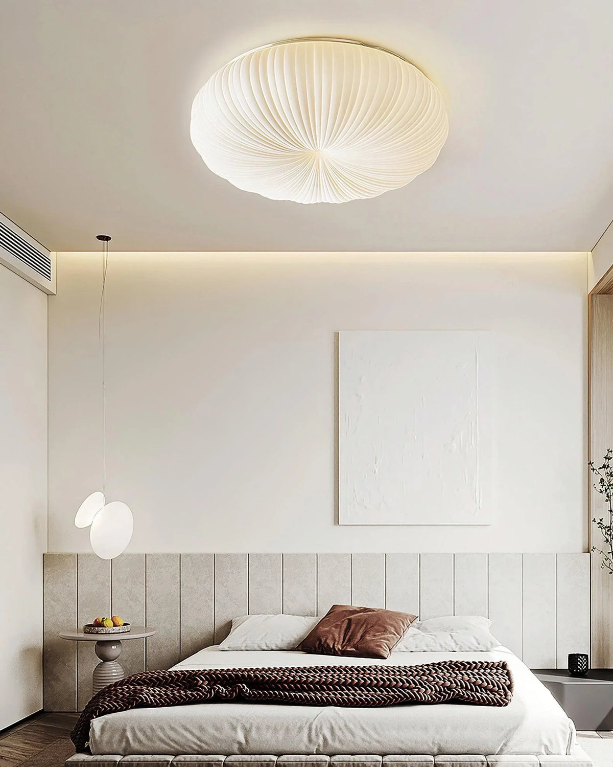 Ceiling Shell Minimalist Shell Round Ceiling Light – HIOOZ