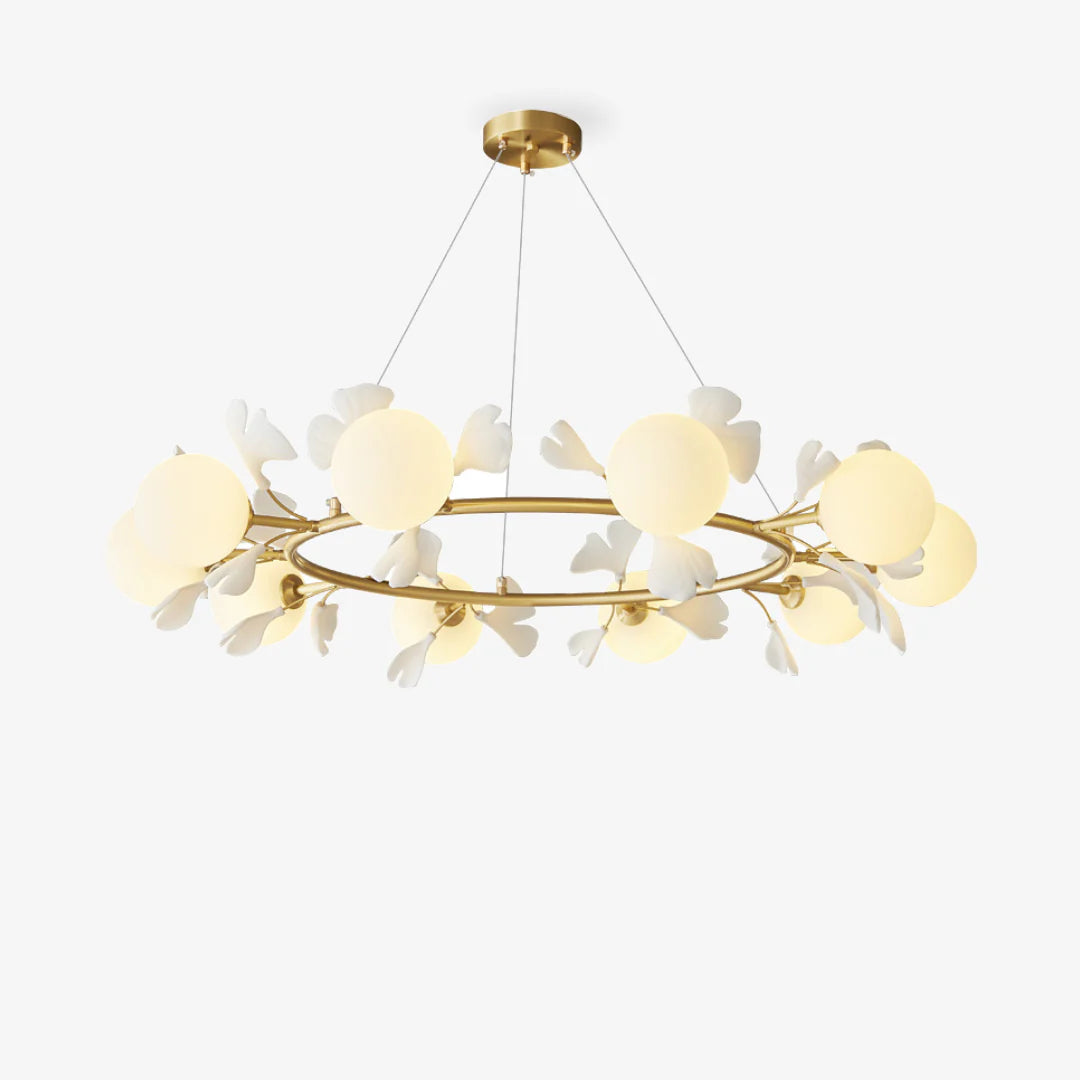 Modern_Ball_Gingko_Chandelier_1