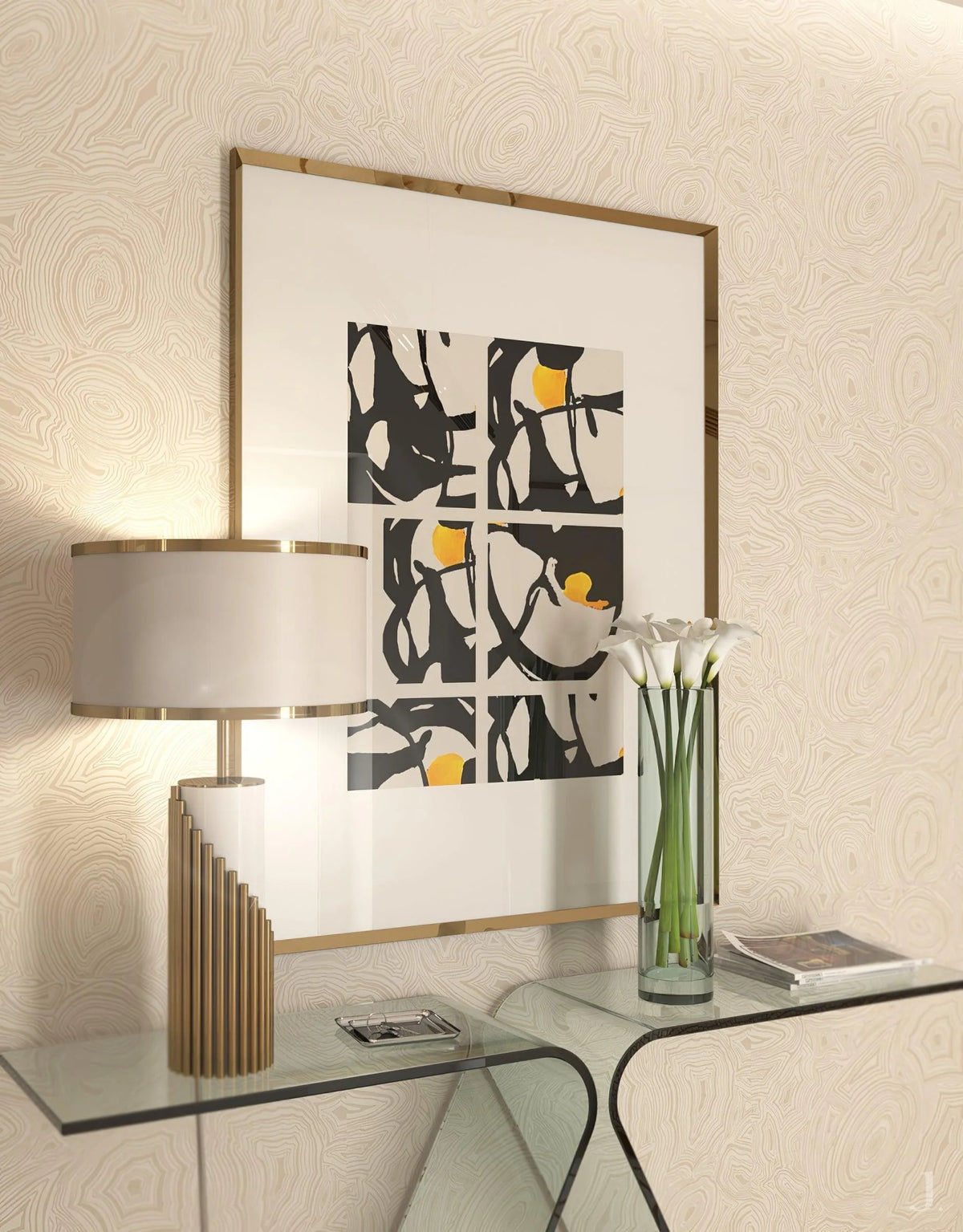 Modern Column Line Table Lamp-8