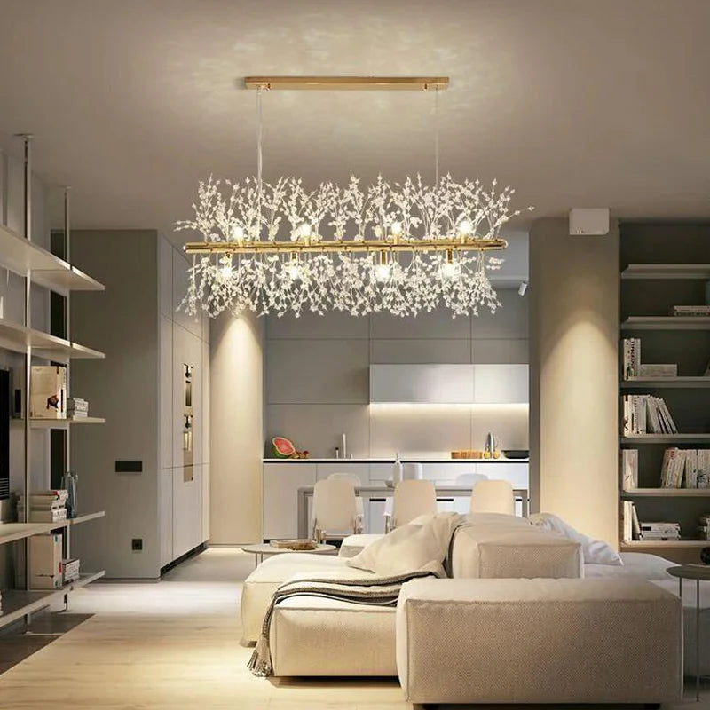 Modern Cystal Line Chandelier 7