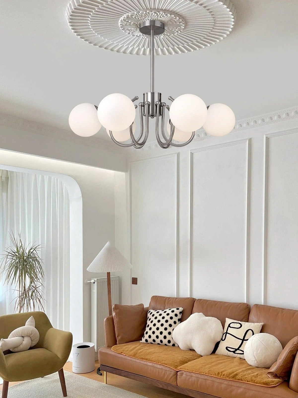 Modern Doku Glass Bulb Chandelier 11