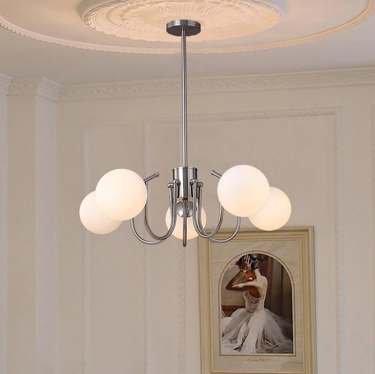 Modern Doku Glass Bulb Chandelier 15