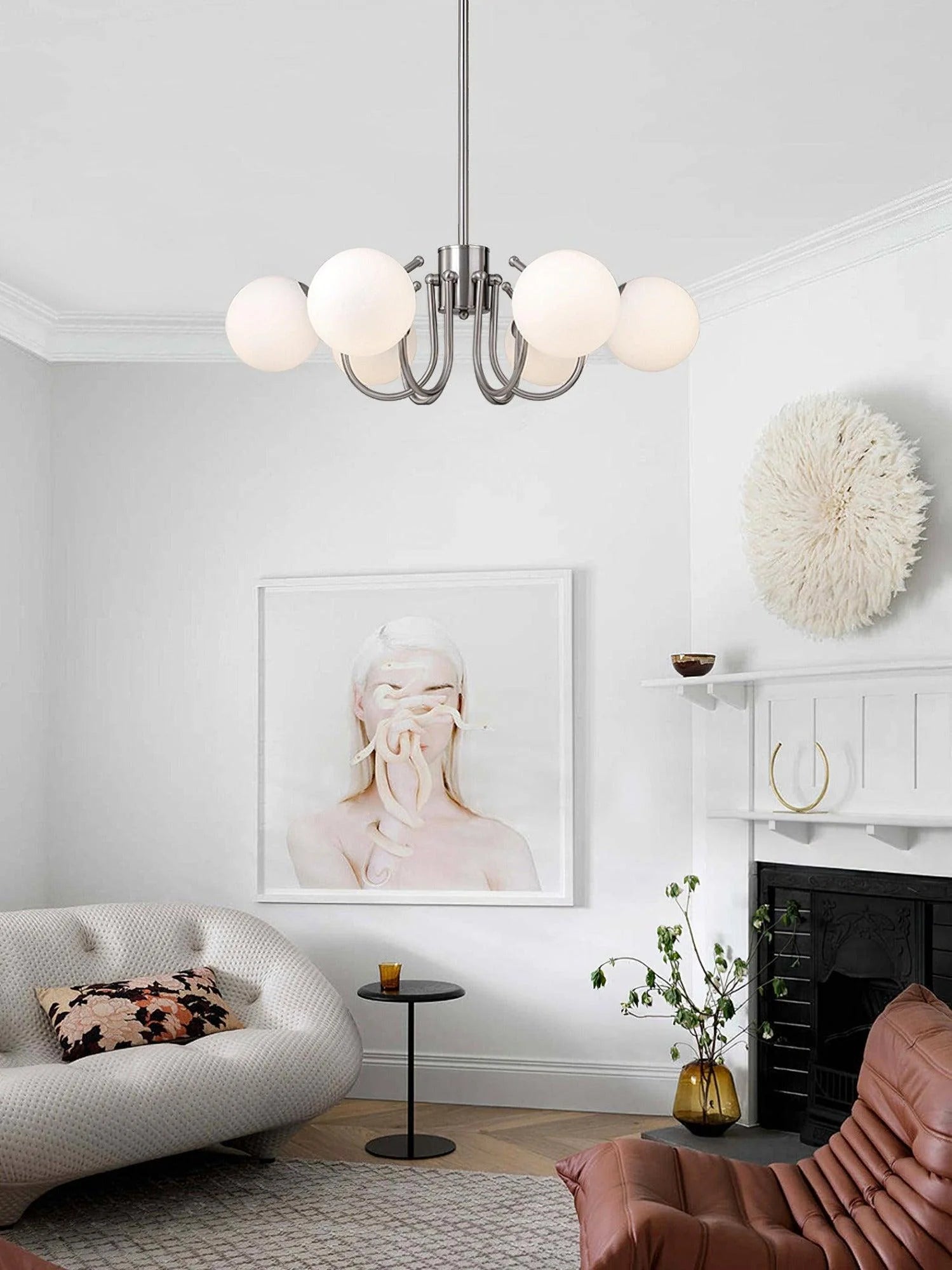 Modern Doku Glass Bulb Chandelier 8