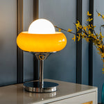 Modern_Egg_Tart_Table_Lamp_in living room