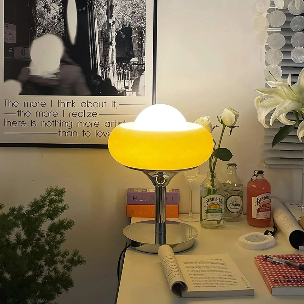 Modern_Egg_Tart_Table_Lamp_in reading room