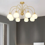 Modern French Gooseneck Chandelier 11