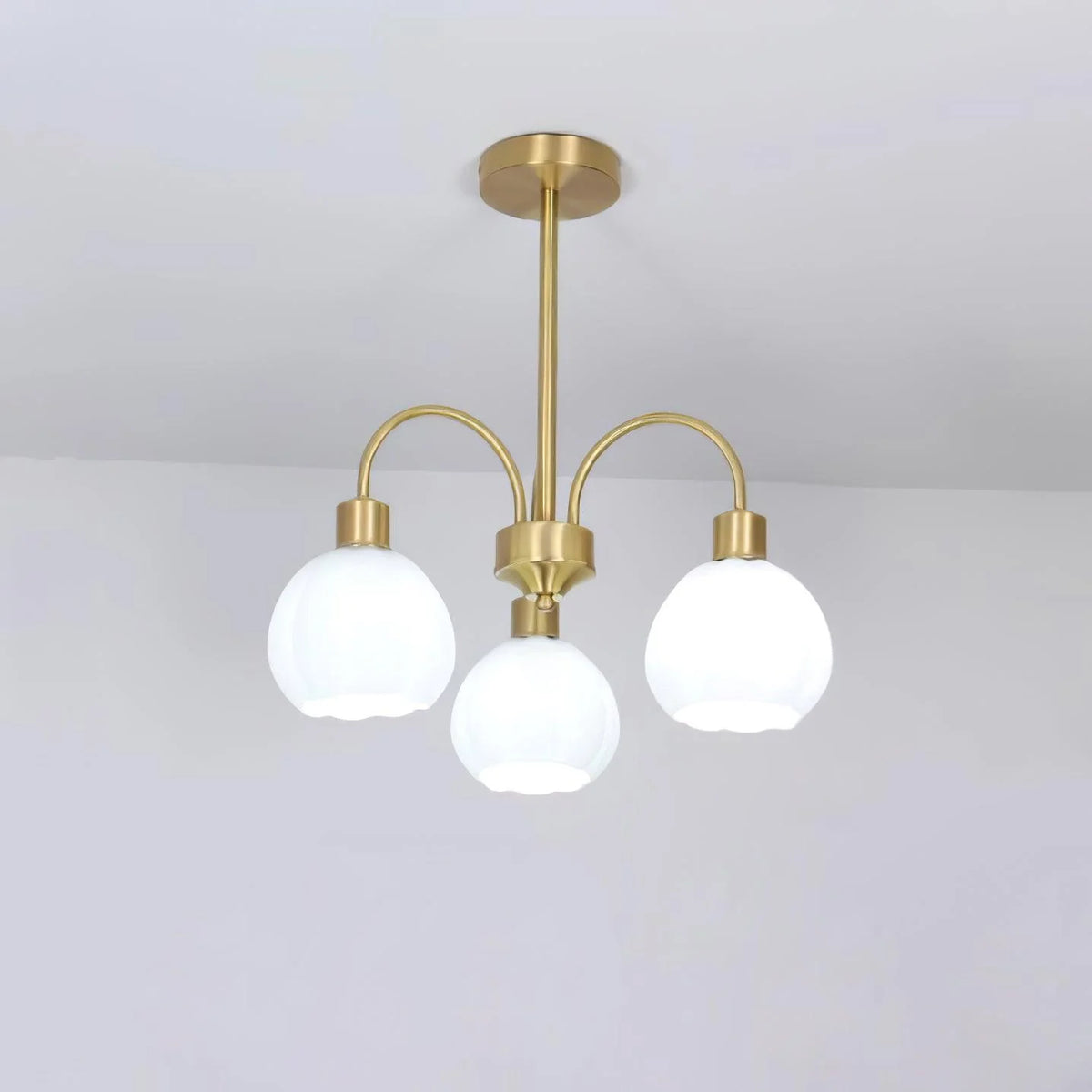 Modern French Gooseneck Chandelier 14