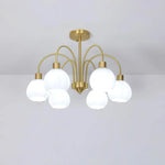 Modern French Gooseneck Chandelier 16