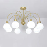 Modern French Gooseneck Chandelier 17