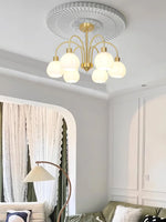 Modern French Gooseneck Chandelier 2