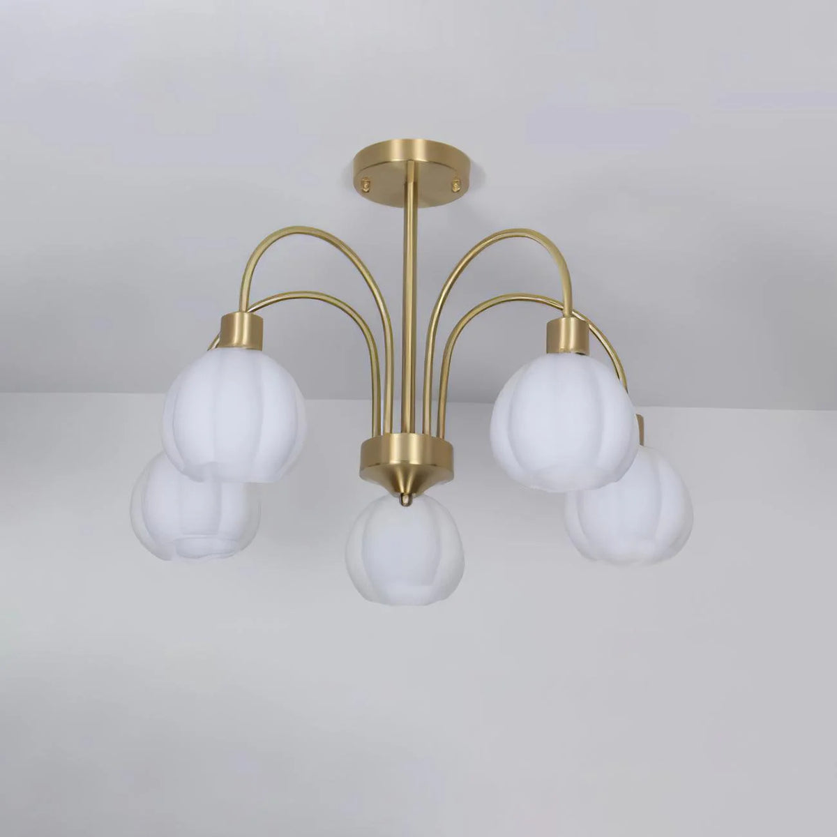 Modern French Gooseneck Chandelier 3